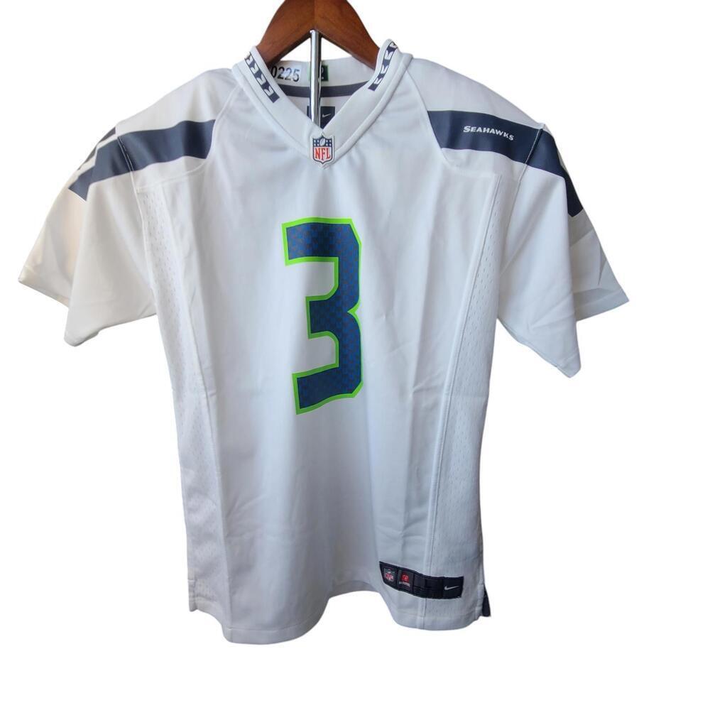 Seattle Seahawks Russell Wilson Women's Jersey - White, Size L - Picture 2 of 5